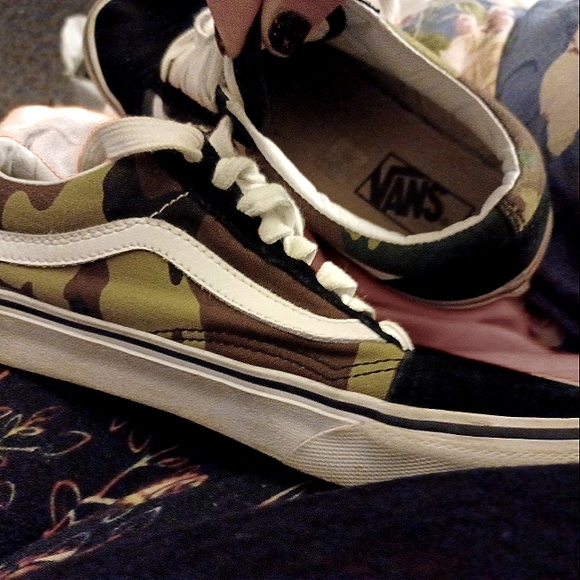 Vans | Shoes | Vans Camo Suede Top 